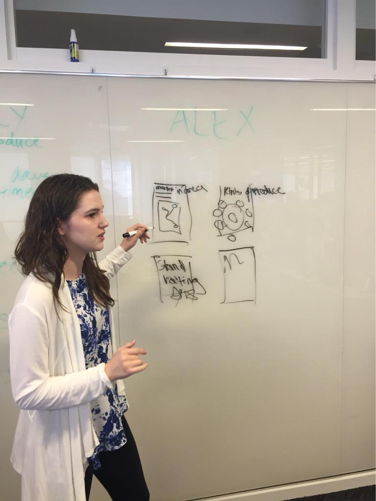 UpYourApps's tweet image. #zIntern @lexie3049 is a foodie that thinks we need an app that informs about seasonal produce at farmer's markets!