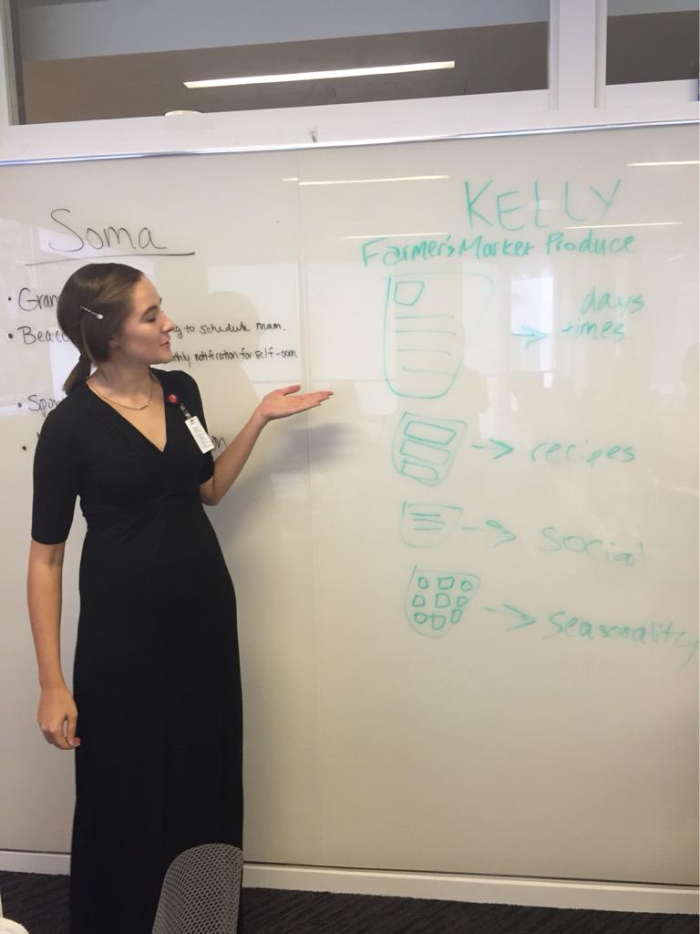 UpYourApps's tweet image. #zIntern @kelly_oakes came up with an app that focuses on the integration of farmer's markets and social media.