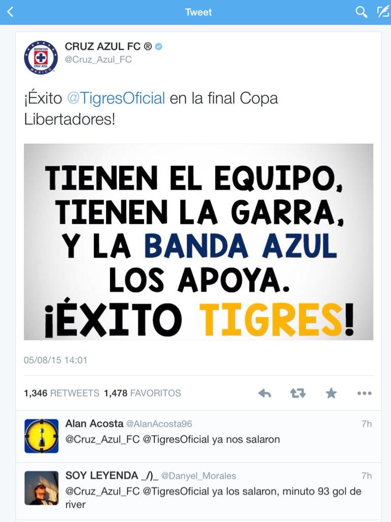 SanCadilla's tweet photo. No es por nada, pero yo sé quien saló a los @TigresOficial http://t.co/gr35jJAN3m