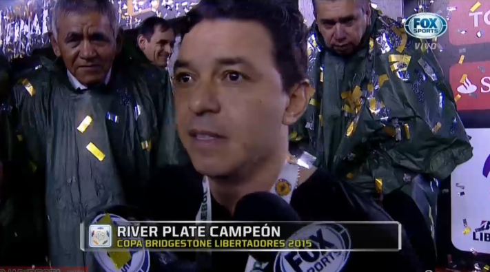 RiverLPM's tweet image. "Gracias a todos por haber estado acá, y vamos por más" Gallardo