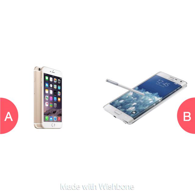 IPhone 6 Plus or Galaxy Edge Note http://t.co/zHgEDAAt8a http://t.co/xFBebQlPDw
