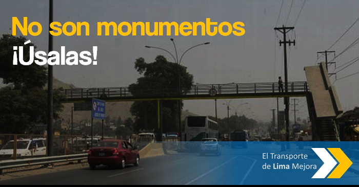 Transportemonos's tweet photo. Los puentes peatonales no son monumentos. ¡Úsalos para cruzar las vías! #EnCasaTeEsperan http://t.co/eHSRujSKhT