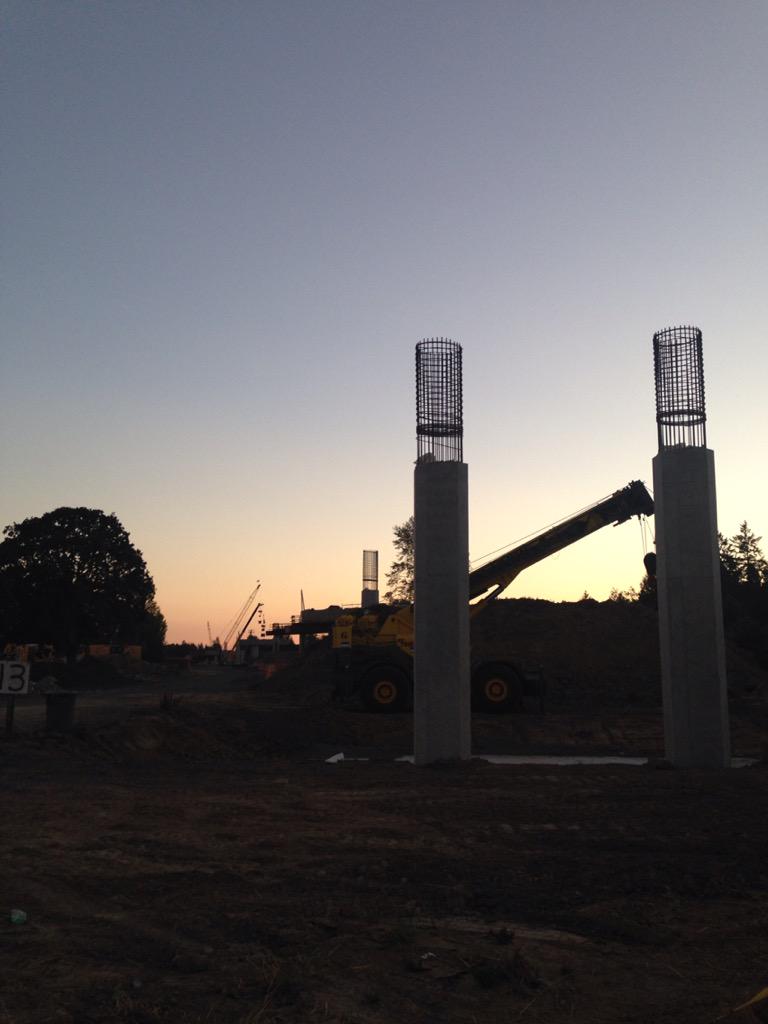 CYFS's tweet photo. They are really making progress on the bypass! #Newberg #bypass http://t.co/b6MInHmNGj