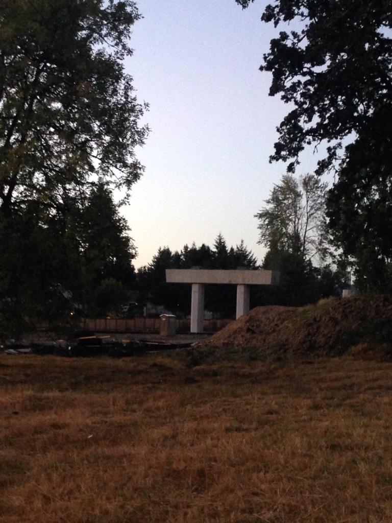 CYFS's tweet photo. They are really making progress on the bypass! #Newberg #bypass http://t.co/b6MInHmNGj