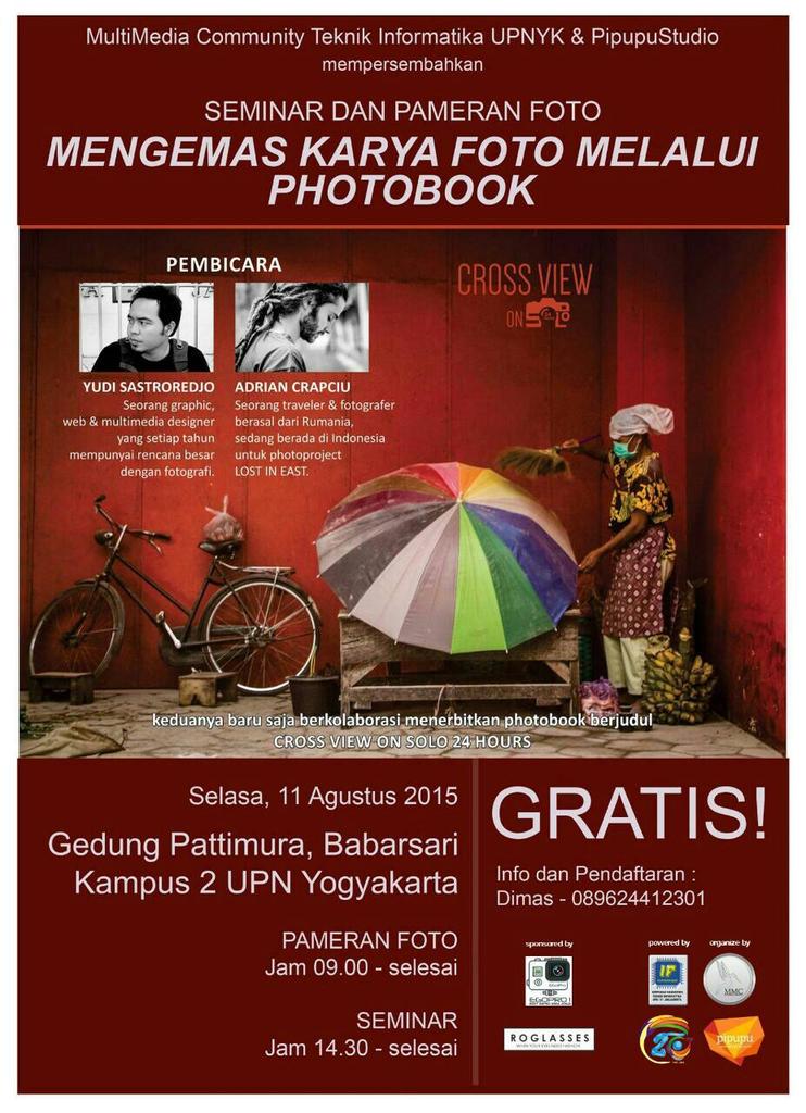 himatifupnvyk's tweet photo. Ayoo ikuti Seminar &amp; Pameran foto, untuk Umum dan gratis lhoo.. yuk daftar !! 😉 @bemfti_upnyk @km_upnyk http://t.co/O4uxbGA4RM