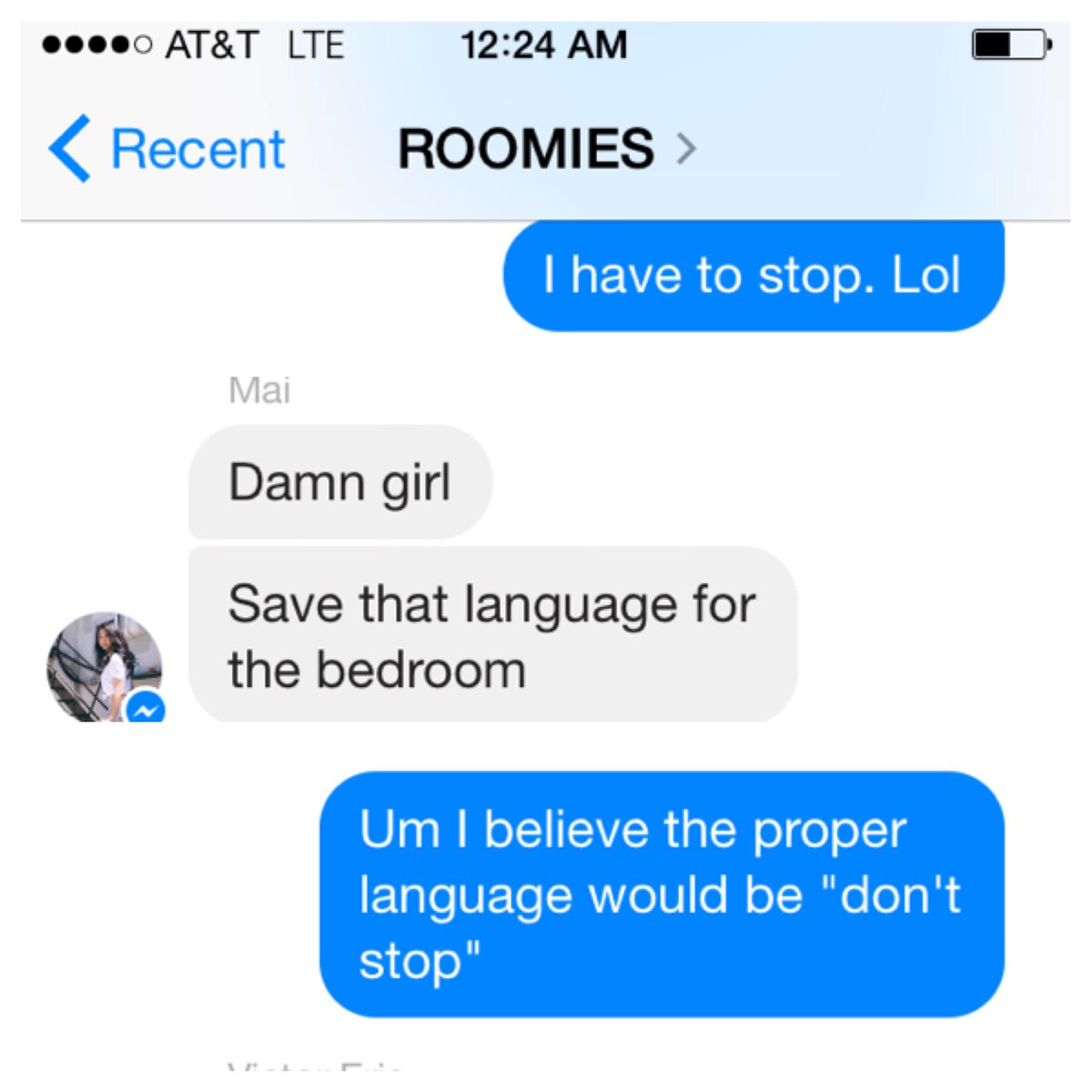 Late night roomie convos #uhoh #foreshadowing <a href="/maisunshine55/">Mai Nguyen</a> <a href="/VICT0R_E/">gorge of the jungle</a>