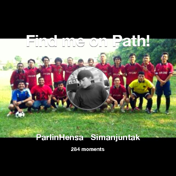 ParlinHensa's tweet photo. I've shared 284 memories with my friends on #Path - see them now at http://t.co/AVN3DGEmTS! #thepersonalnetwork http://t.co/HZSp6v41hk