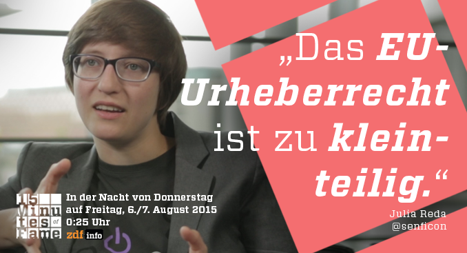 Verhindert unser #Urheberrecht Remix-Kultur? Wir sprachen mit <a href="/Senficon/">Felix Reda</a> und <a href="/dvg/">Dirk von Gehlen 🤷🏻‍♂️</a>. Heute, 0:25 Uhr auf <a href="/ZDFinfo/">ZDFinfo</a>