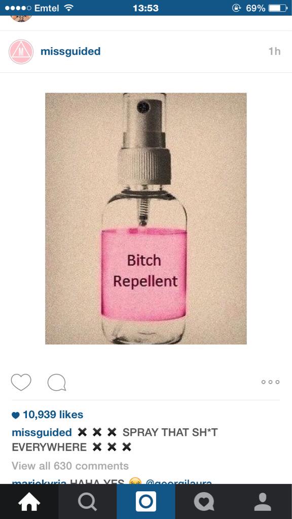 AmyDewsnip97's tweet photo. This always comes in handy when you're best friends with @caseygwilliamx #bitchesbegone http://t.co/yzCoaPsUux