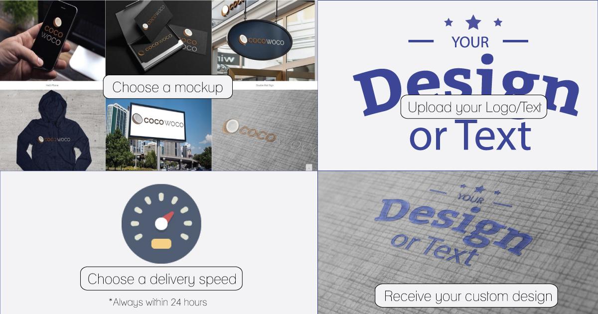 Step-by-Step example of how easy Cocowoco is to use. Visit our site and start creating amazing designs!