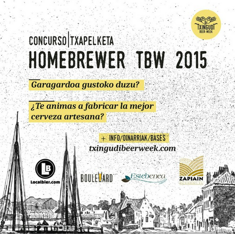 localbier's tweet photo. Concurso Home Brewer- Categorías APA y FreeStyle https://t.co/f9H1FHA51Y  en la Txingudi Beer Week! #cervezaartesana http://t.co/CXwR9SFSS8