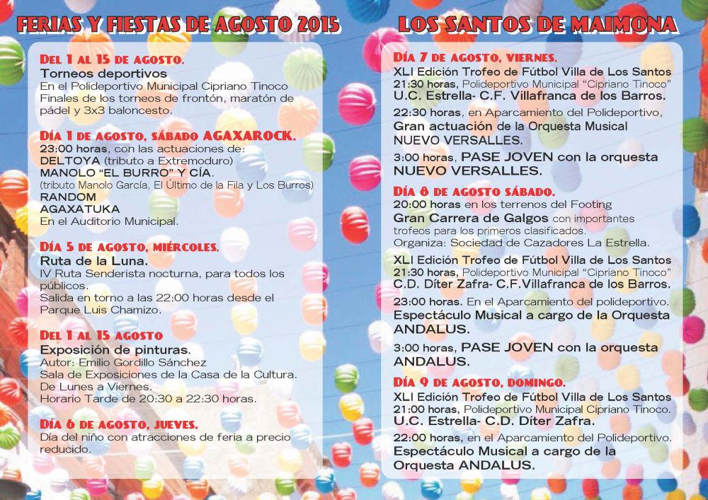 TurismoLSDM's tweet photo. #YA TENÉIS LA PROGRAMACIÓN DE LAS PRÓXIMAS FIESTAS. RECORDAR QUE HOY JUEVES ES EL DÍA DEL NIÑO. http://t.co/7VLNLjhTPJ