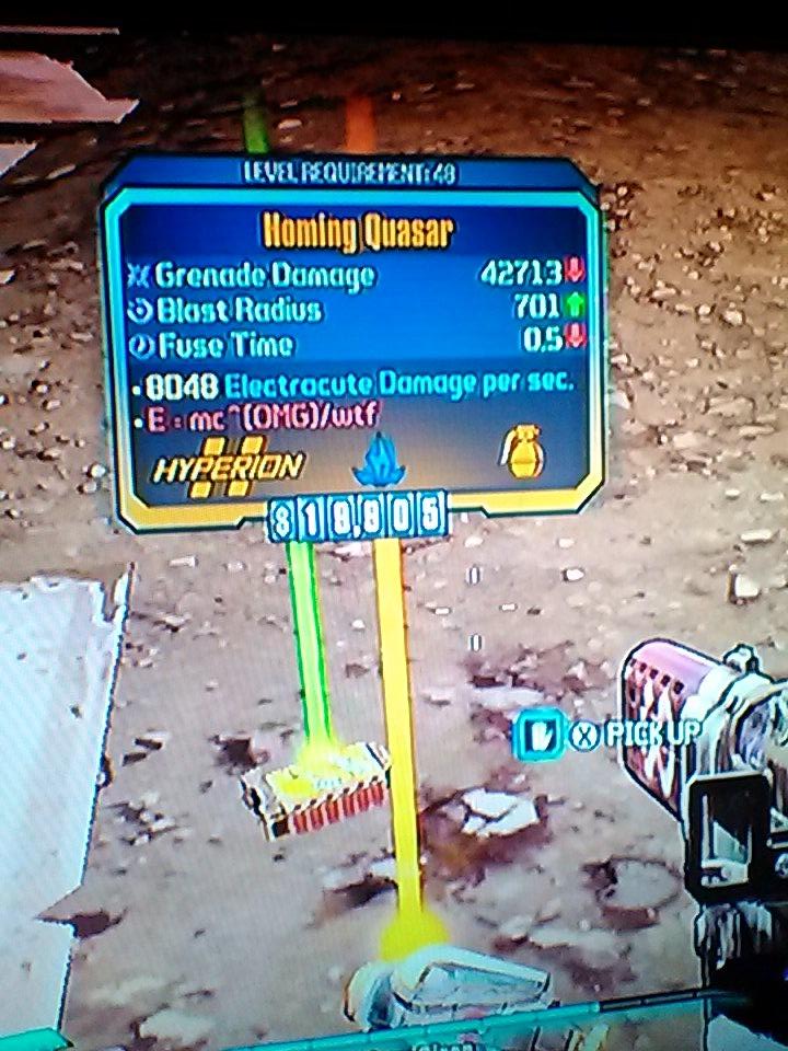 51a9dbb7f4cd401's tweet image. I found a quasar from an ultimate baddass varkid in the cuastic carverns in borderlands2 Xbox 360