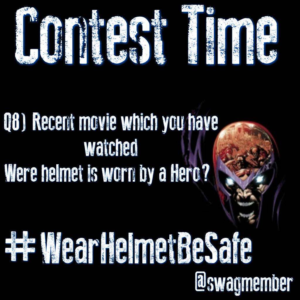 swagmember's tweet photo. Q8) #WearHelmetBeSafe #contest answer this http://t.co/KmPVLS1I4o