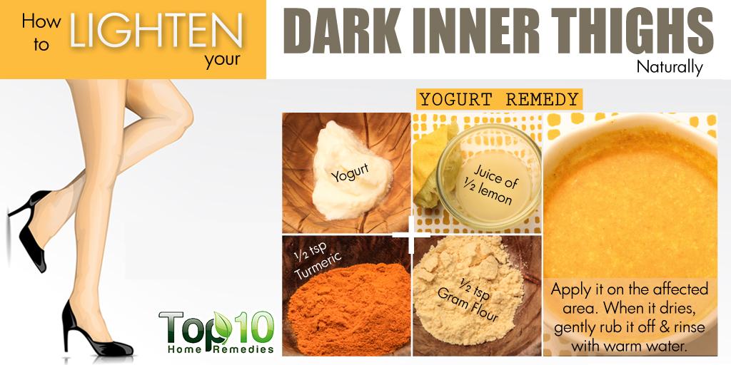 Simple home remedies to lighten dark inner thighs