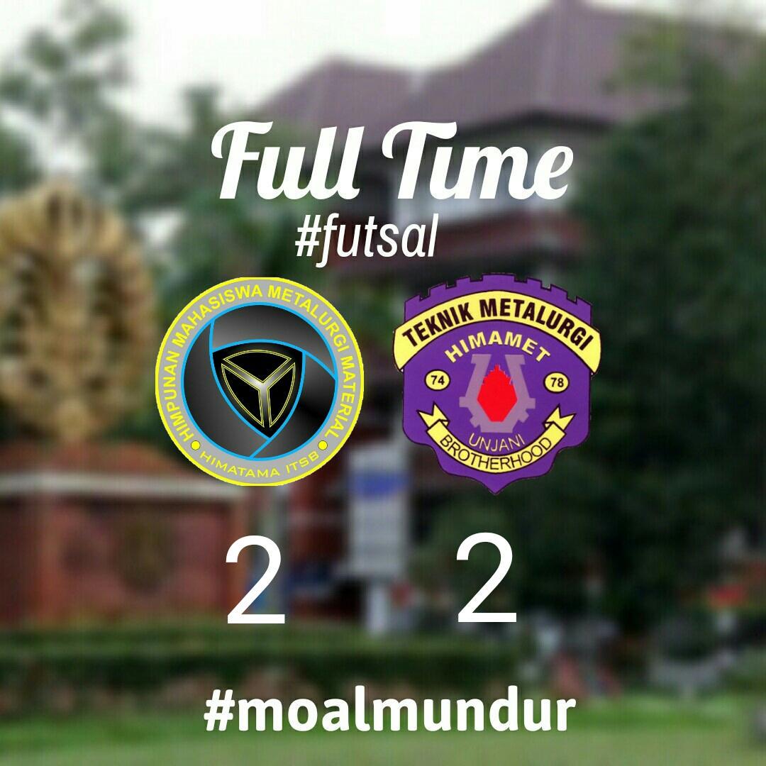 HIMAMET_UNJANI's tweet photo. Selain itu unjani A harus puas berbagi angka setelah @himatama_itsb menyamakan kedudukan 2-2 @KOTMMA2015 #moalmundur http://t.co/ksgK74Limu