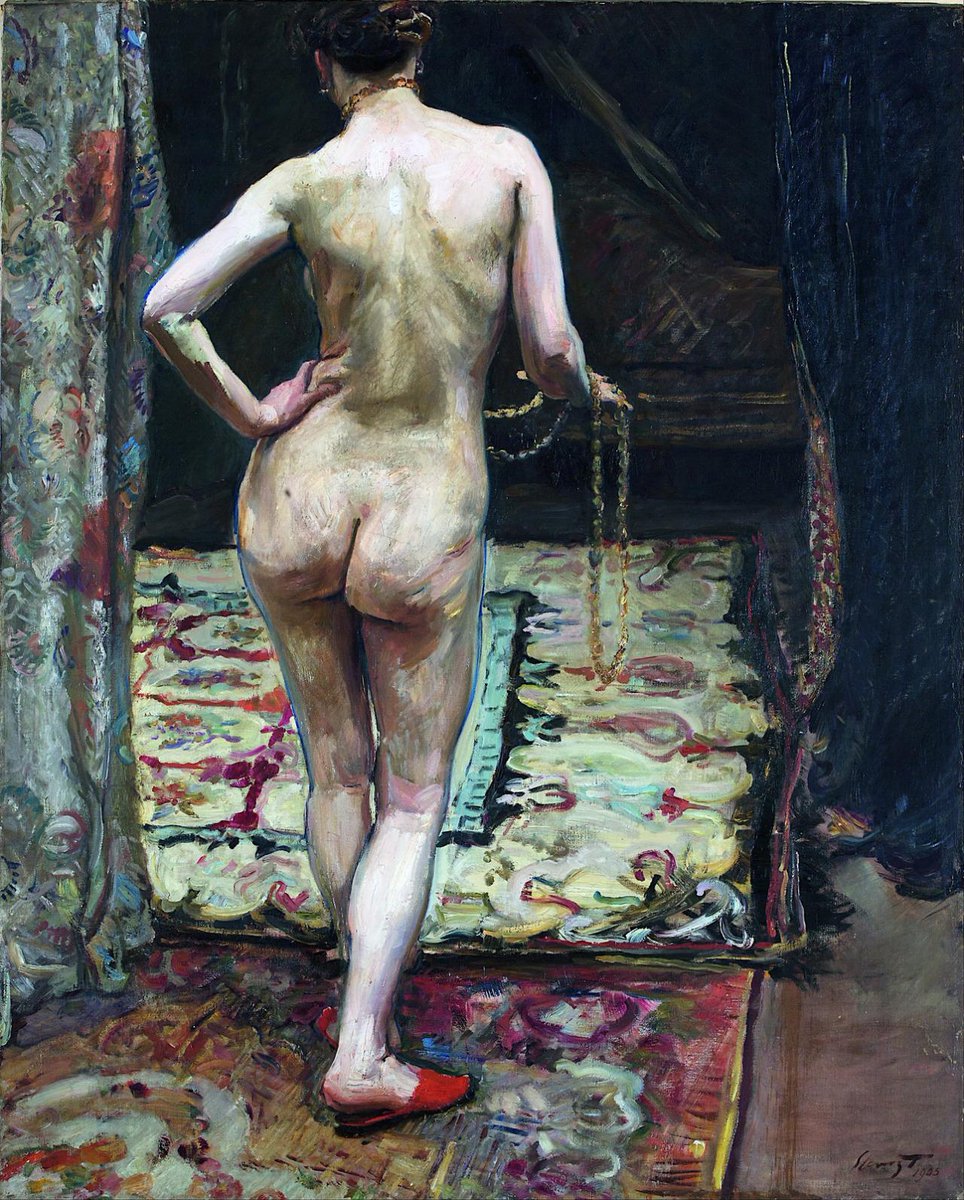 profenuria's tweet photo. Max Slevogt
 Female Nude from the Back http://t.co/4rCyN0Xetk