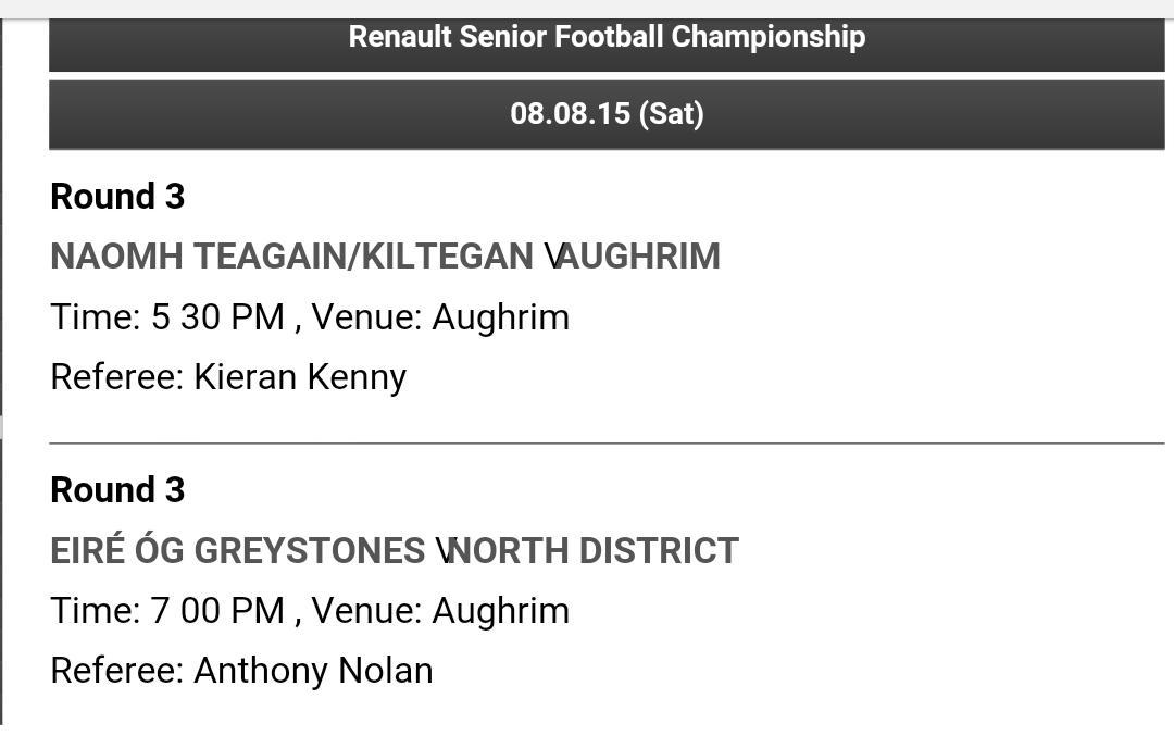 northdistrictww's tweet photo. Looking forward to Sat! All support welcome @kilmacgaa @antochargaa @EnniskerryGAA @KilcooleGaa @Fergal_Ogs_GAA http://t.co/94oOXxEA3R