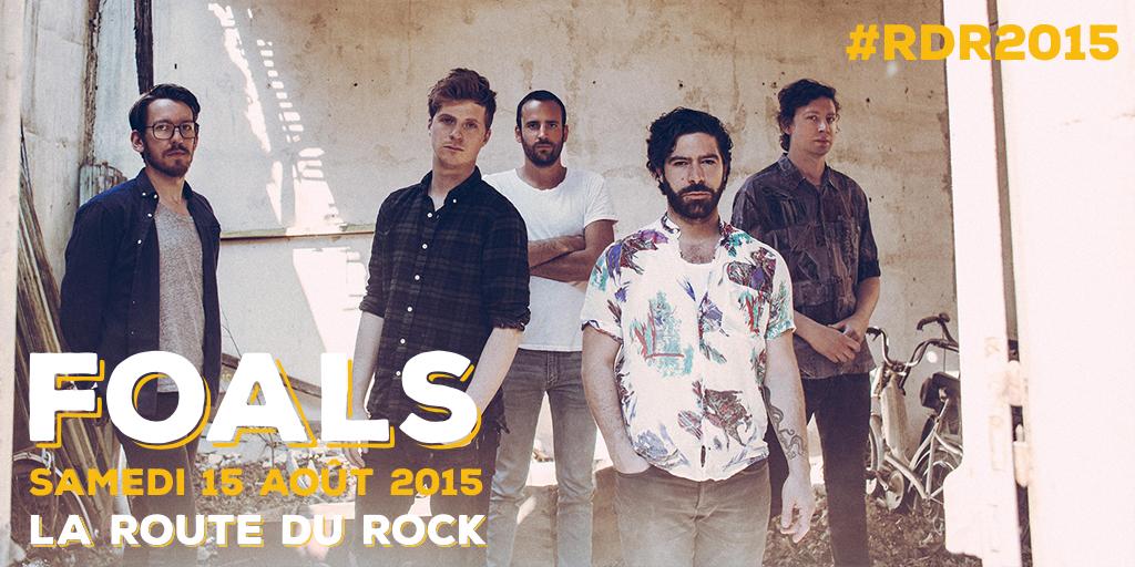 laroutedurock's tweet photo. Le groupe @foals remplacera Björk le samedi 15 août. 
http://t.co/D352WIoXEo #RDR2015 http://t.co/eRUgjMbRT3