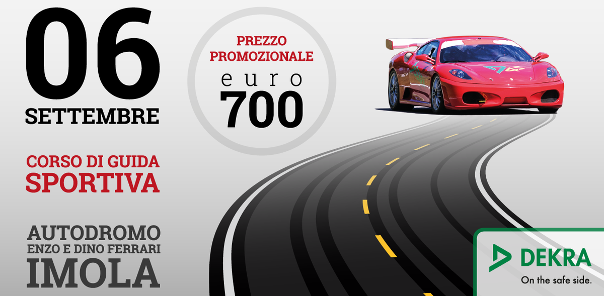 DekraEventi's tweet photo. Giornata adrenalinica a bordo delle Ferrari 430 Challenge a un prezzo imbattibile.
#6settembre2k15 #autodromoimola http://t.co/mtw8YliQTm