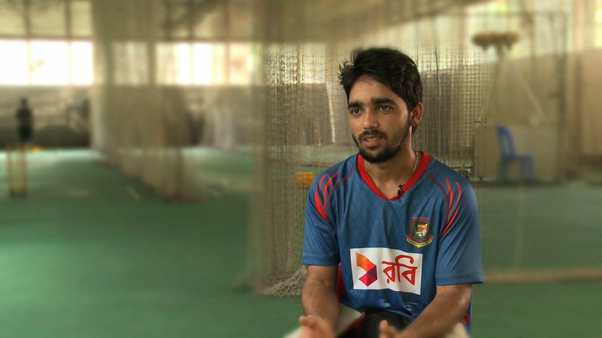 ICC's tweet photo. Don't miss this week's ICC Cricket 360°, where @BCBtigers batsman Mominul Haque chats about his rapid rise http://t.co/7FmzwrDyRn