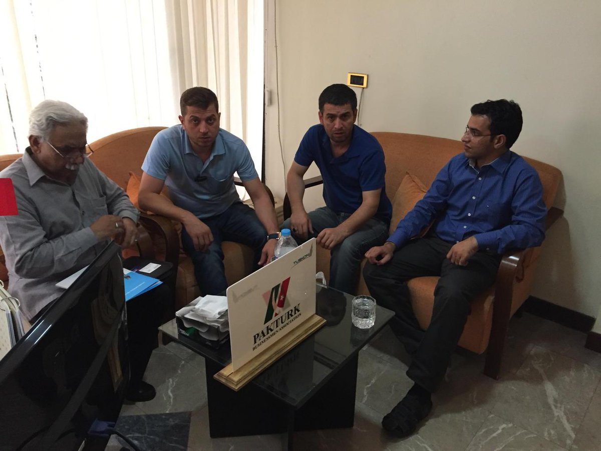 üyemiz ermak mühendislik adil Eroğlu ve teknik endüstri fatih ayaz ikili iş görüşmesindeler