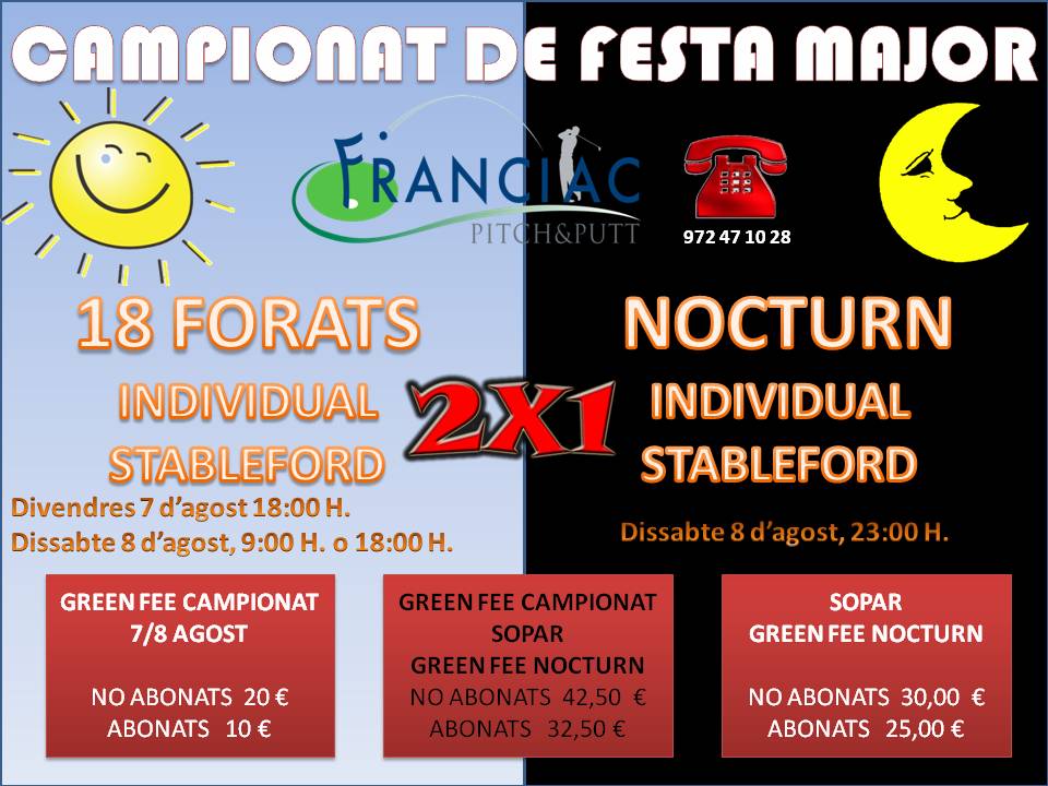 Vine a jugar aquest cap de setmana, de DIA o de NIT.o be les 2 coses. mes info a 972 47 10 28.