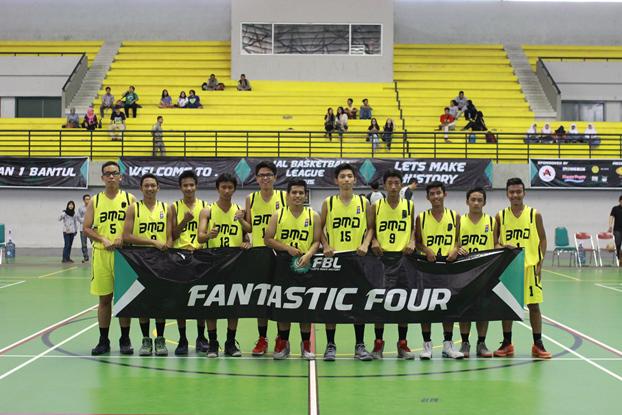 Ini dia tim yang lolos ke babak semifinal pertama, SMA Budi Mulia Dua! Selamat ya! Fantastic Four!