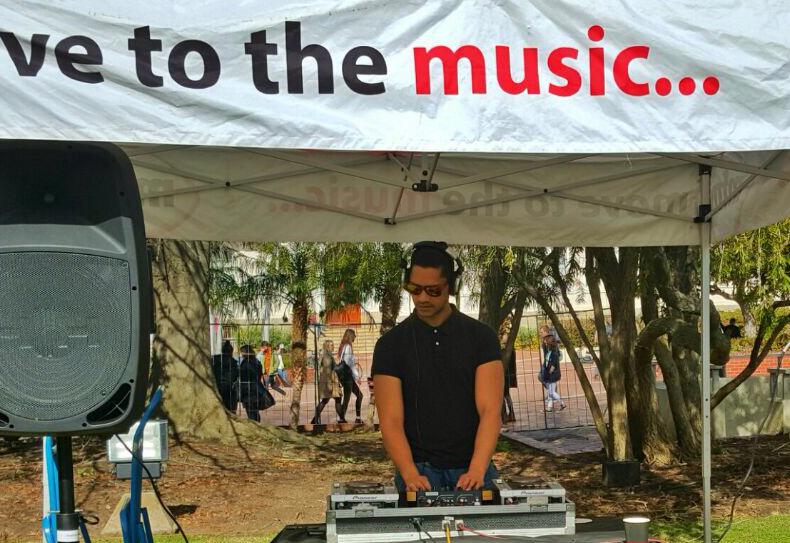DJ at #WineOnTheRooiplein, what a jol! #DJ #wine #music #deephouse #festive cc <a href="/MatieLife/">Matie Life</a> <a href="/MFM926/">MFM 92.6</a>