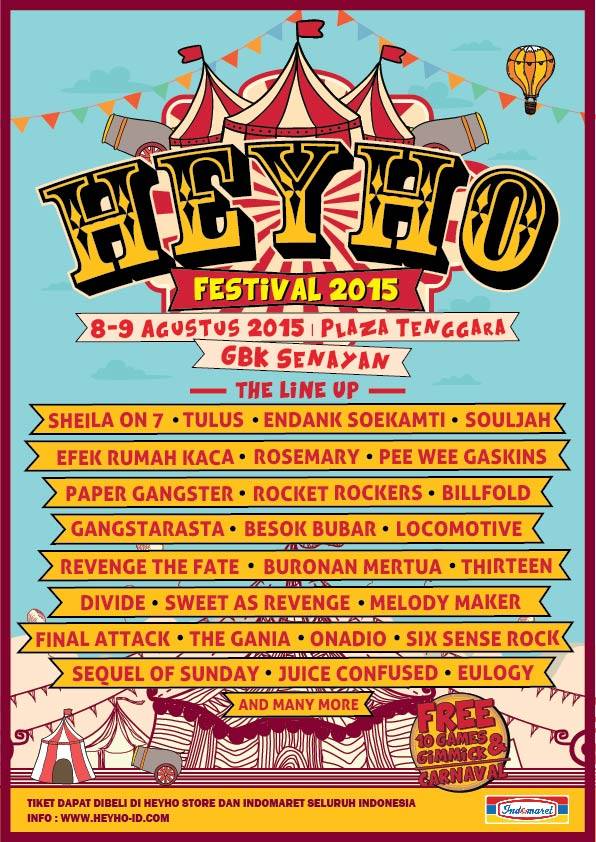 souljahmusik's tweet photo. #SouljahGig : 09/08/2015 Hey Ho Festival 2015 - Plaza Tenggara Senayan, Jakarta - 14.45WIB, HTM: 45ribu @Heyho_Brand http://t.co/Nn44vD6ya3
