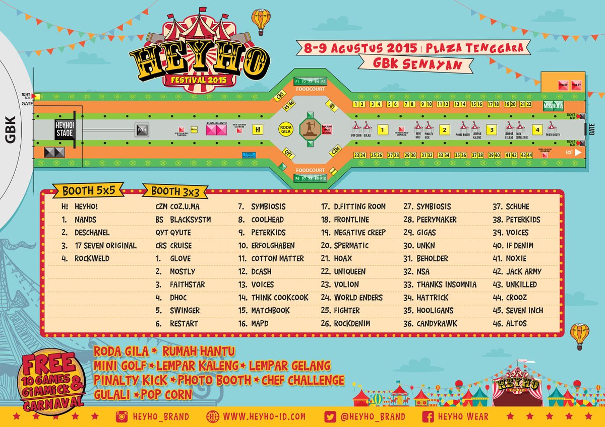 jangan lupa HEYHO FEST 2015, 8 &amp; 9 Agustus 2015 ! Plaza Tenggara Senayan !