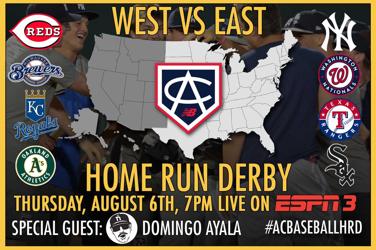 AreaCodeBSB's tweet photo. Today's the day. The Home Run Derby is going down tonight. Will you be here? #ACBaseballHRD #ACGames15 http://t.co/bVYlUSpgIv