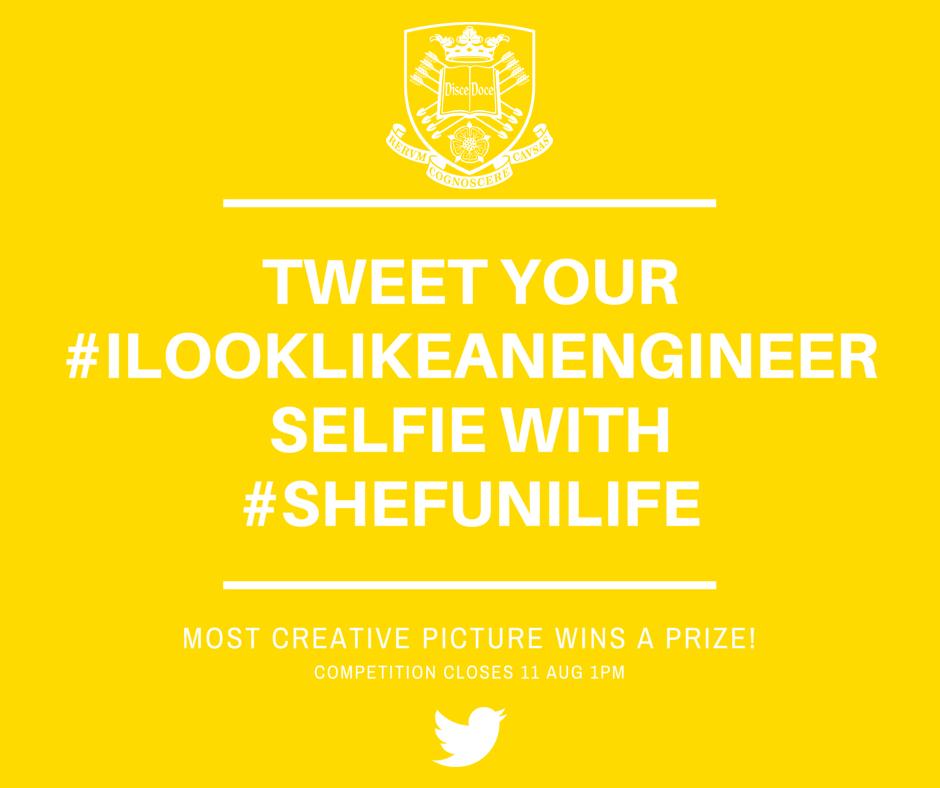 Sheffunistaff's tweet image. Our amazing @TUOSWomenEng, we’d love to see your #ILookLikeAnEngineer selfie, tag #shefunilife - prize on offer!