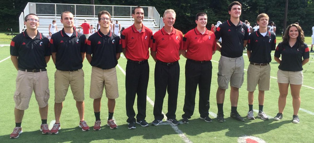 The 2014 <a href="/UCFBVideo/">UC Football Video</a> Team photo from Higher Ground last year. A #TBT for today as <a href="/GoBearcatsFB/">Cincinnati Football</a> starts TC