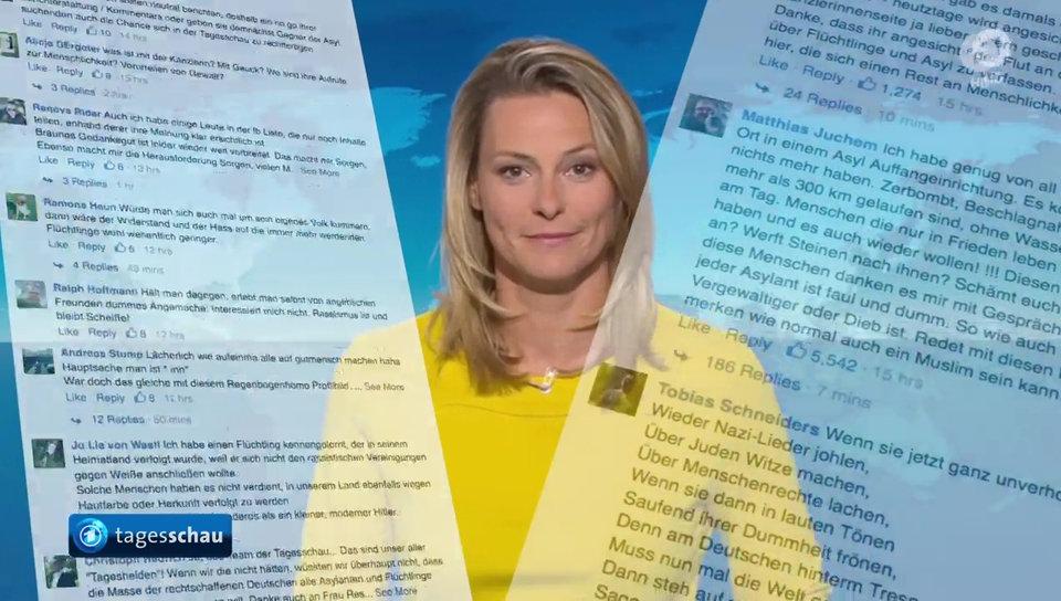 "So viele positive Rückmeldungen" <a href="/AnjaReschke1/">Anja Reschke</a> über ihren Kommentar: tagesschau.de/inland/reaktio…