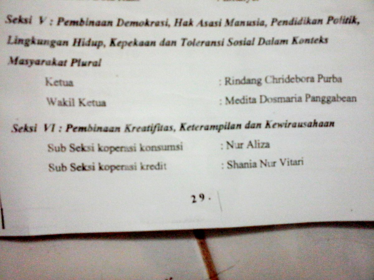 Sekbid 6. Nur Aliza dan Shania NV