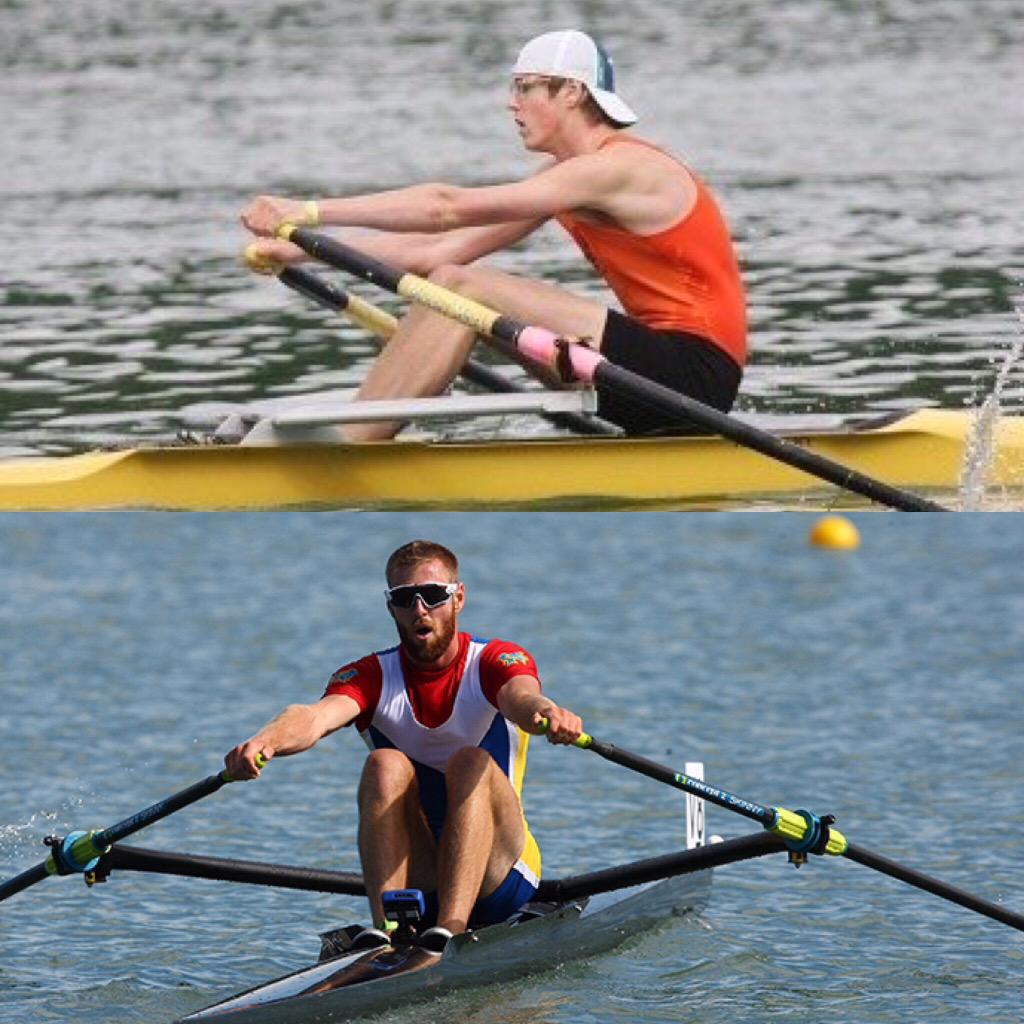 Alex Walker as a junior <a href="/RowGorgeNarrows/">Gorge Narrows Rowing</a> and 8 yrs later as a senior at <a href="/uvicvikes/">UVic Vikes</a> #jacked #TBThursday #Canada