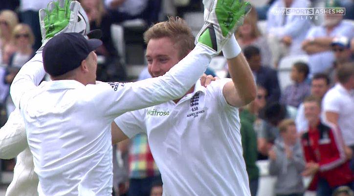 Five for Broad! Australia 29-6. Not a typo! #MyAshesSummer skysports.tv/cTrgqH