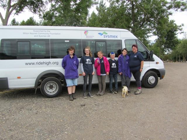 RideHighMK's tweet photo. Thank you to @MKComFoundation &amp; @SysmexUK for providing our new minibus so we can reach the MK kids who need us most http://t.co/uY4HVgAbz2