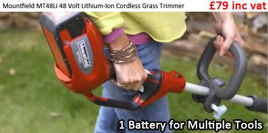 mountfield mt48li cordless grass trimmer