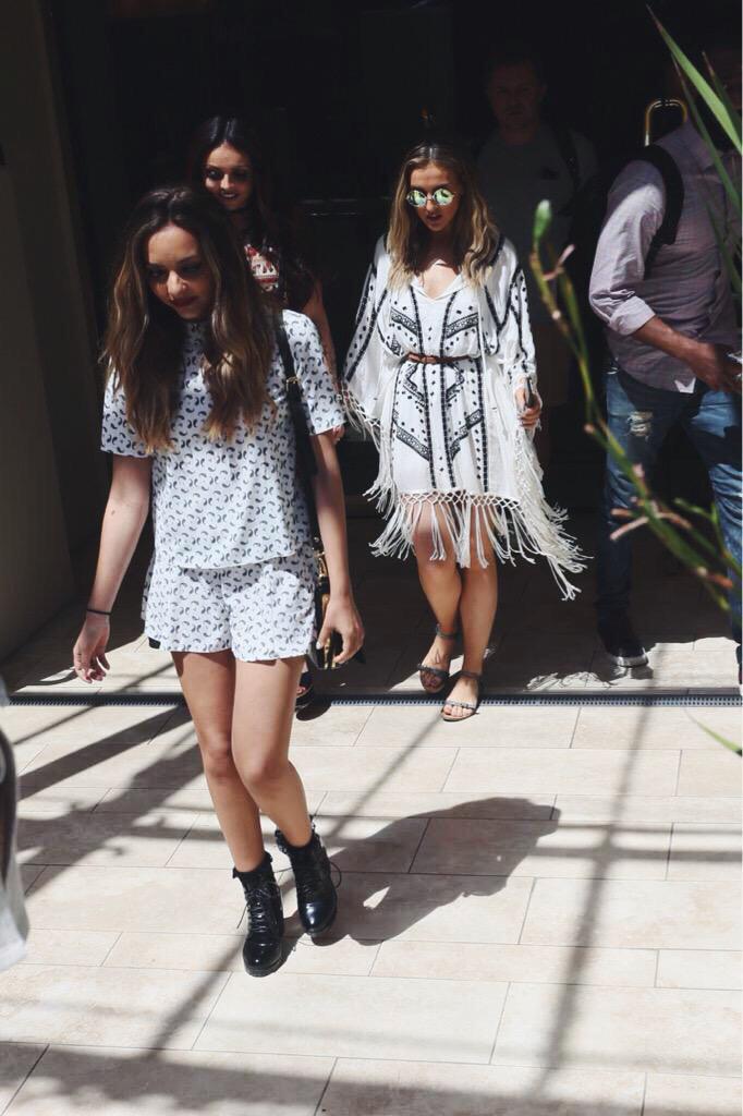 LMWorldUpdates's tweet photo. 3/4 of Little MIX in LA, 05/08/15 http://t.co/b2984ldQvN