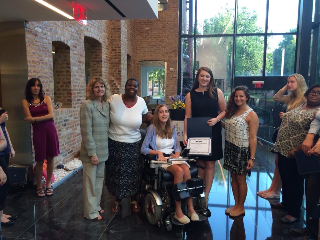 NJDC07's tweet photo. ADVOCATES:It was an honor to have Kay as our @AAPD @NDRNadvocates this summer! #GenerationADA We'll miss you! #LEADON http://t.co/IcDGHcreHb