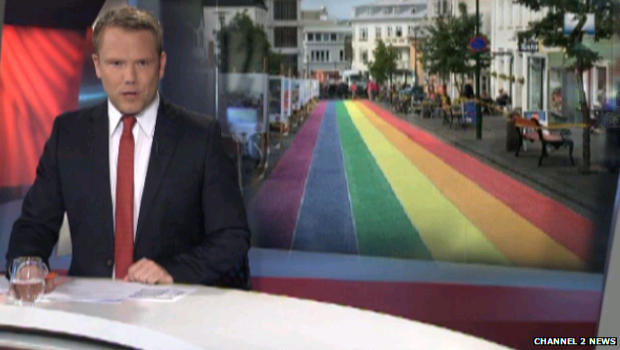Reykjavik turns street into a rainbow for Gay Pride festival bbc.in/1IrUs4Z #NewsfromElsewhere