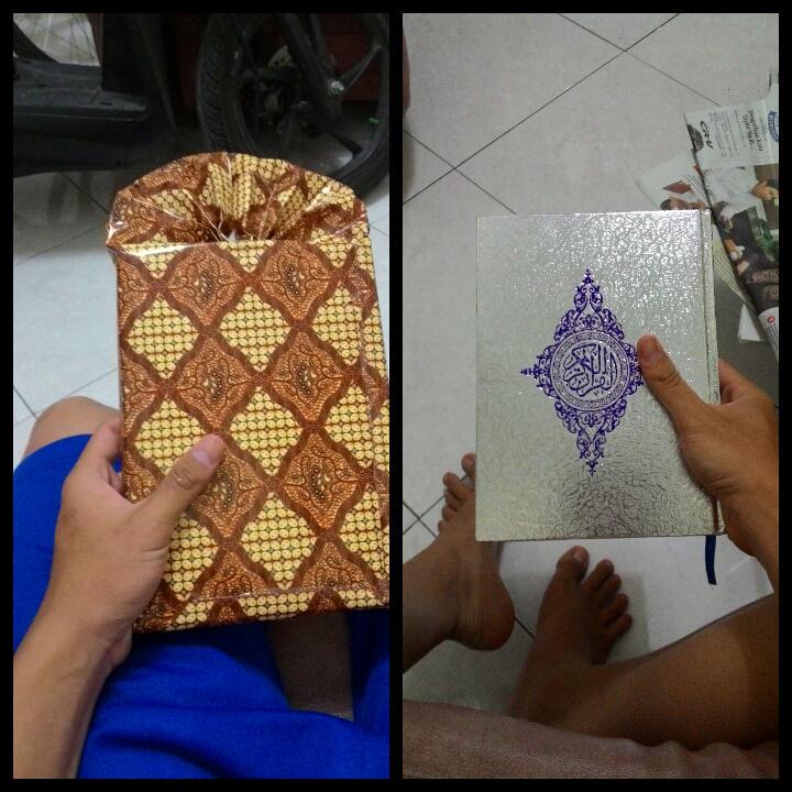 SMANIKASKI's tweet photo. alhamdulillah. selamat akhi😄"@RizaldyCM: Makasih @SMANIKASKI , dapet Al-Quran, pertanda disuruh ngaji dari Allah... http://t.co/MGuPqntUZw"