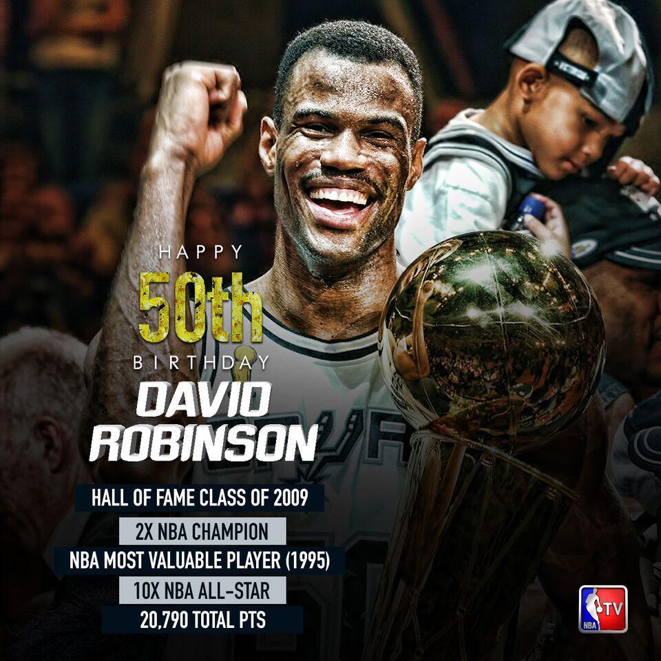 Happy Birthday David Robinson!   