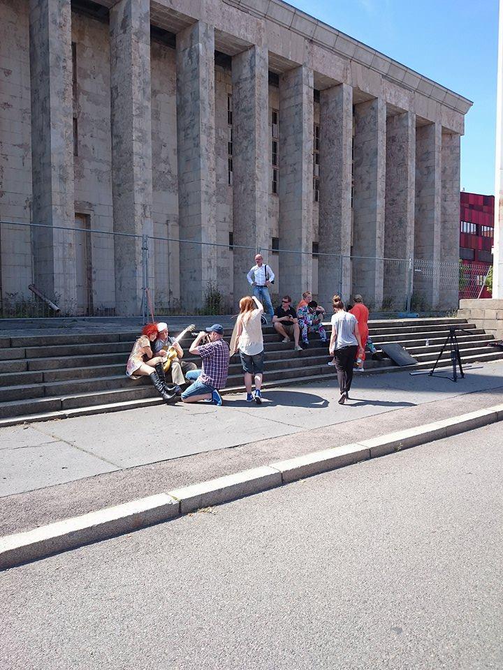 alte_messe's tweet photo. Heute bei uns der Videodreh zur neuen Single der Künstlerin NEA! http://t.co/9NAgIGrc9O