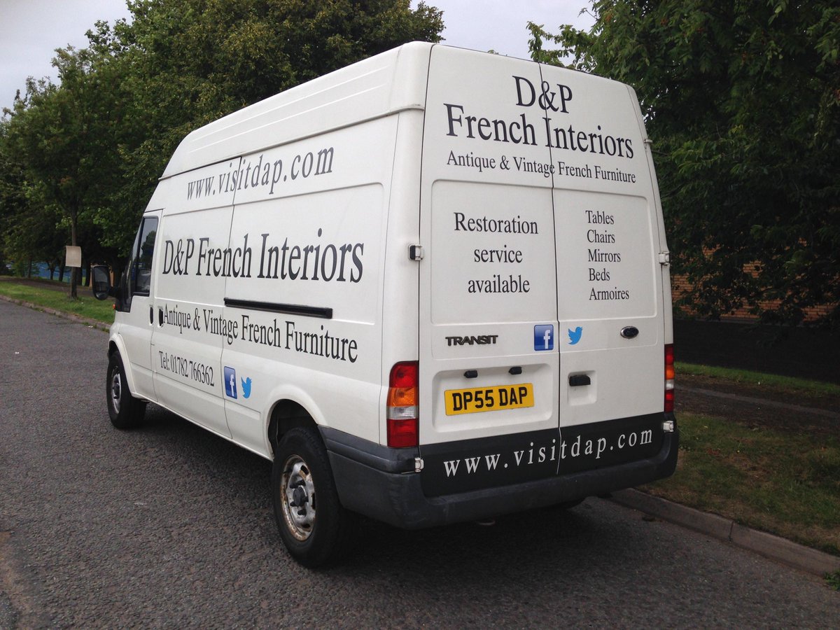 Official_DAP's tweet photo. If you see the D &amp; P van out and about then give us a wave. #frenchfurniture #farrowandball #antique #vintage http://t.co/bVyGNFv42E