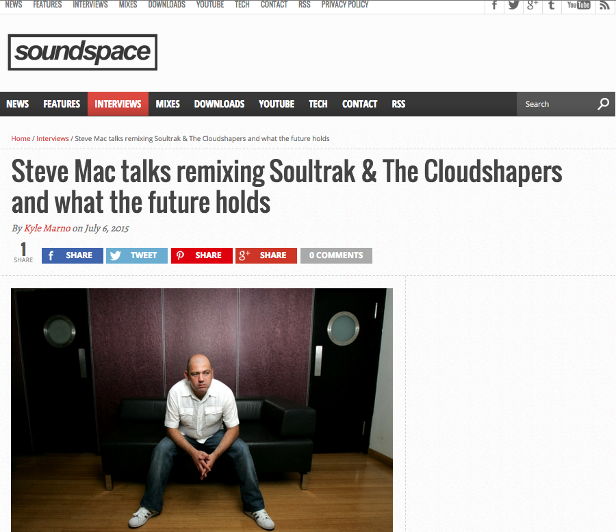 Soultrak's tweet photo. @mrstevemac talks remixing @Soultrak @thecloudshapers @WeAreSoundspace
http://t.co/Z1JaiEJf1T
#KraftedMusicGroup http://t.co/L3MmkviNFN
