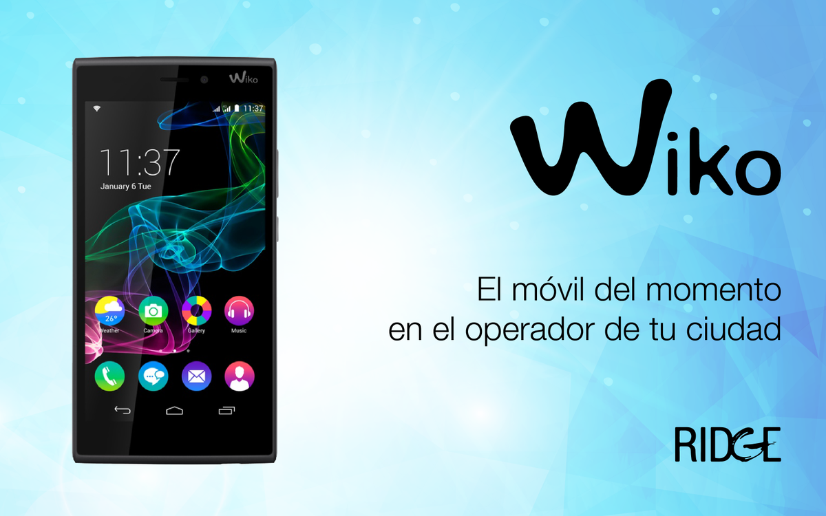 Pueblatel's tweet photo. ¿Conoces el Wiko Ridge? Descubre su fácil manejo y su gran financiación http://t.co/TLIKgSimZF