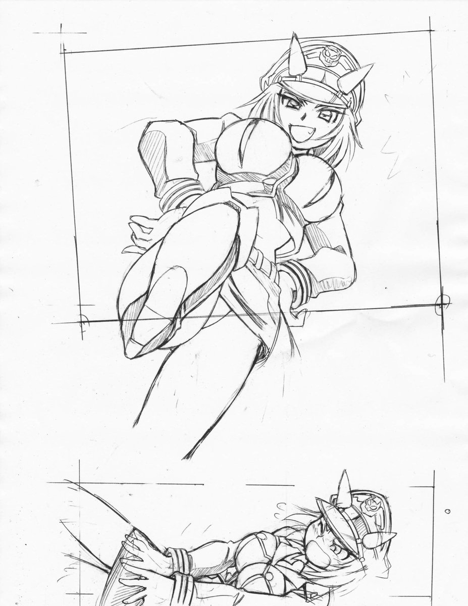 モモタロウくん12話作業中です!実際には(怒られるから)使わない所まで描いてしまう。だから手間がかかるのか・・・。 